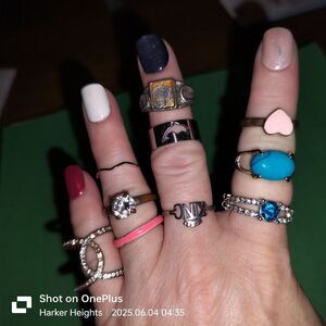 Lot of 10 Rings
